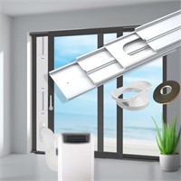 Portable Air Conditioner Sliding Door Vent Kit,