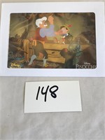 Disney movie club collector lithograph Pinocchio