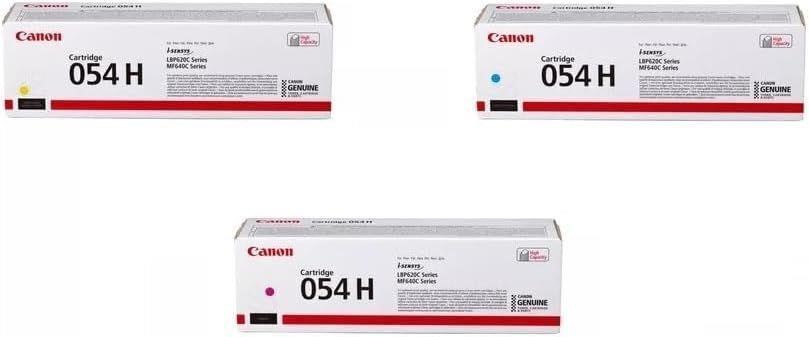 Canon Genuine 054 High Yield  Color Cartridge Set
