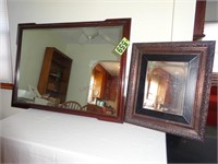 (2) Framed Mirrors
