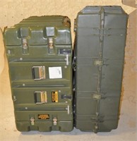 Two Large Military Plastic Cases