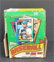 Topps baseball bubble gum cards
