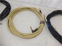 3 count Professional Audio Cables