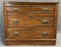 Antique Three Drawer Chest