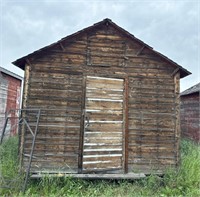 Wood Shed on Pipe Frame Approx 12'x14'x13' Tall