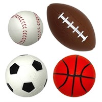 SR1268  Play Day Mini Sports Balls, 4-Pack, 6