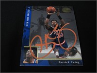 Patrick Ewing Signed Trading Card RCA COA