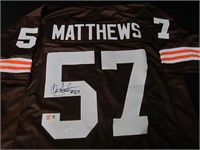 Clay Matthews Signed Jersey JSA COA