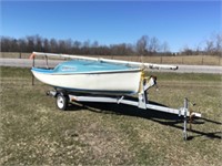 16’ Sirocco Sail Boat on Trailer