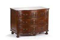 18TH C FRENCH OAK COMMODE