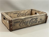 Vtg. Coca-Cola Bottle Wood Crate