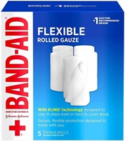 Band Aid Flexible Rolled Gauze