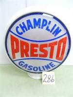 Champlin Presto Gasoline All Glass Frame & Insert-