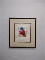 Charlotte Reine Signed Colorized Etching