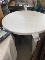 PLASTIC OUTDOOR TABLE - 35 X 28.5 “