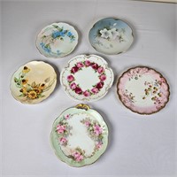 Assorted Small Floral Porcelain Plates
