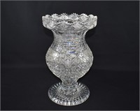 ABP Massive 16" American Brilliant Cut Glass Vase