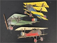 diecast aluminum vintage airplanes wall mount