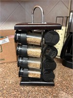 Spinning Spice Jar Rack