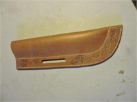 Nicely carved leather sheath