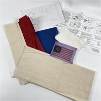 Flag Quilt Kit 26 x 33 Finished Appropriately