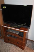 Sony Flat screen TV 40", TV stand, DVD & VCR