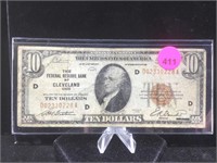 $10 National Note - 1929 - Federal Reserve Bank