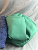Green and Blue Tablecloths