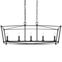 Marston 5-Light Black Chandelier