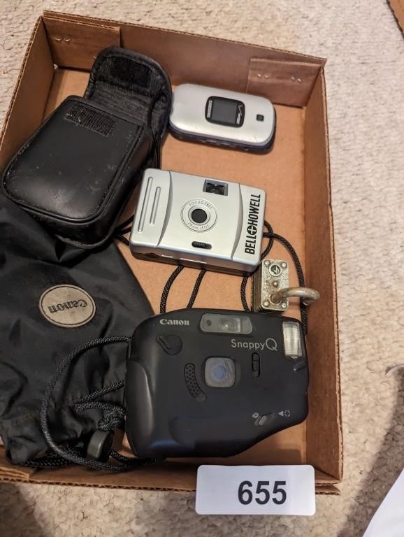 (2) Cameras and Cell Phone