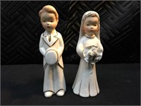 VINTAGE Mid Century Bride and Groom