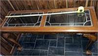 Wood Sofa Table Claw 54l x 17d x 28h inches,