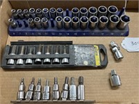 Assorted Sockets, (to Include Craftsman, Napa, &