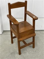 Handmade Wooden Doll’s Chair