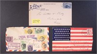 US Stamps remainders group of a few Covers (incl 1