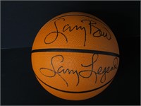 Larry Bird signed FS basketball w/inscription COA