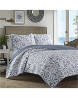 TOMMY BAHAMA 3-PIECE QUILT SET *FULL/ QUEEN*