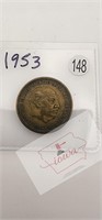 1953 Francisco Franko 250 Pesetas Coin