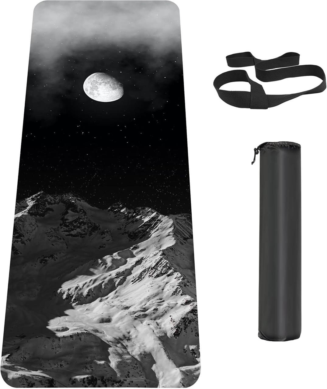 Non Slip Yoga Mat (72 x 24 x 6mm) Moonfall