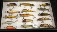 Group of 15 Older Wood Fishing Lures