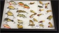 Collection of 30 Older Wood Fishing Lures