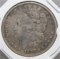 1878 7/8 Tail Feathers Morgan Silver Dollar.