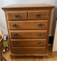 Roxton maple dresser contents not included