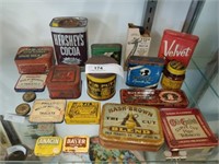 Vintage Advertising Tins