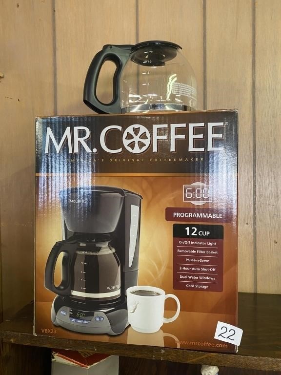 NIB, Mr. coffee, coffee pot