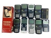 Assorted Texas Instrument Calculators