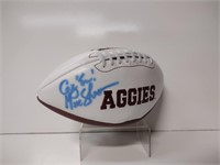 Mike Shaw Texas A&M Autographed Football