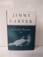 Jimmy Carter "Living Faith" Signed First Edition