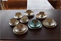8 Different Tea Cup and Saucer Sets