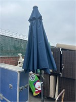 ProShade Blue Patio Umbrella Torn